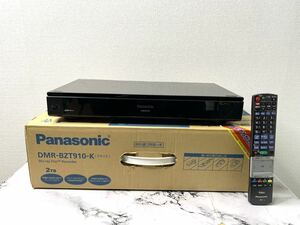 Panasonic/パナソニック ブルーレイディスクレコーダー DIGA DMR-BZT910 2TB 箱付き 現状品
