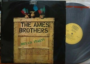 ペラジャケ 即決LP エームス・ブラザーズ イタリア、歌の旅 AMES BROTHERS HELLO ITALY