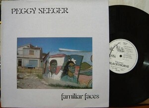 LP レアFOLK 即決 PEGGY SEEGER FAMILIAR FACES ペギー・シ－ガー