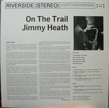 RIVERSIDE 即決LP JIMMY HEATH ON THE TRAIL ジミー・ヒース オン・ザ・トレイル_画像2