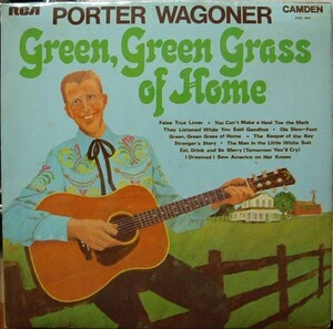 LP即決 PORTER WAGONER GREEN,GREEN GRASS OF HOME ポーター・ワゴナー