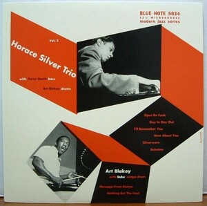 BLUE NOTE 即決LP　ホレス・シルヴァー・トリオ VOL.2 HORACE SILVER TRIO