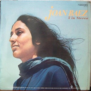 ペラジャケ LP即決 ステレオ・ジョーン・バエズ 第5集 JOAN BAEZ 5 IN STEREO