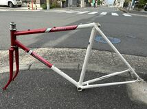 【自転車】Panasonic クロモリロード PT-800X ビンテージ CC530/CT520 中古 現状品G137_画像2