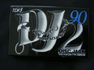 TDK!／＜“DJ2”DISC JACK*HIGH POSITION TYPEⅡ/ハイポジ・90*カセットテープ＞□彡『未使用品』