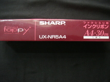 SHARP・シャープ／＜“fappy/ファッピィ”UX-NR5A4・ファクシミリ用インクリボン*A4/30m＞□彡『未使用品』_画像1