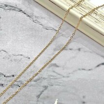 necklace メンズ レディース 金 ゴールド ロープチェーン ネックレス 18k Gold Plated k18 18k 鍍金 18_画像2