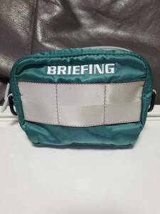 ブリーフィング ゴルフ ポーチ BRIEFING GOLF 3WAY POUCH GOLF ECO TWILL 抗菌 BRG223G48 ピスタチオグリーン