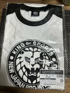 新日本プロレス　ライオンマークラグランTシャツ　サイズL