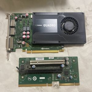 NVIDIA Quadro K2000 Riser Card ライザーカード付き
