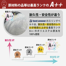 2本セット スリングベルト ベルトスリング 玉掛け 800kg 幅 25mm 1m 引っ越し 吊り具 荷重表 種類 運搬用ベルト 運搬用スリング 吊具_画像7