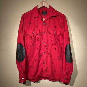 90's ヴィンテージ 古着 WOOLRICH ウールリッチ シャモアクロス ネルシャツ アメリカ製 オープンカラー 50's タグ復刻