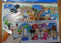 TDR: ディズニー 壁掛けカレンダー 2024_画像1