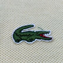 【A8563O179】ラコステ ポロシャツ 黄色 イエロー IZOD LACOSTE Mサイズ 綿100％ MADE IN USA_画像3