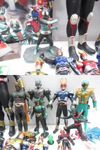 A895　現状品　仮面ライダー ソフビ人形 フィギュア ミニソフビ まとめ売り 種類、大きさ様々！ 当時物あり_画像3