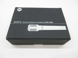 s21432-ty ジャンク★SONY/ソニー electret condenser microphone ECM-290F コンデンサーマイク [091-231106]