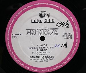 SAMANTHA GILLES / S.T.O.P. (Special Remix) 中古盤12インチ