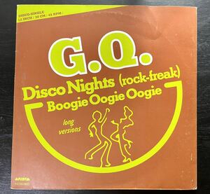 GQ / DISCO NIGHTS (Rock Freak) 中古盤12インチ