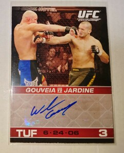 TOPPS 2009 UFC WILSON GOUVEIA　直筆サインカード