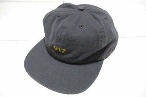 N6407:Nine One Seven(ナイン ワン セブン ) 2017SS Area Code Hat　エリアコードハット キャップ/灰 チャコール：35