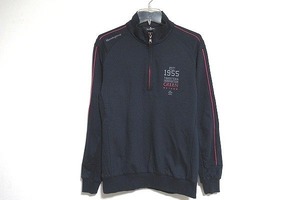 B0086:munsingwear マンシングウェア ジャケット トラックジャケット ジャージ スウェット 紺 L ゴルフウェア ゴルフジャケット:5