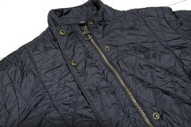 B0107:Barbour キルティングジャケット 中綿ジャケット ブルゾン ジャケット バブアー 黒 レディース ジャンパー:5_画像6