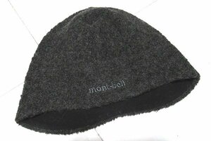 N6448:mont-bell(モンベル)イヤーウォームキャップ クリマパイル（1108673）/チャコールグレー/M/L：35