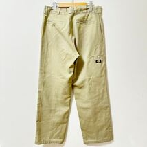 【Dickies 】ディッキーズ ワークパンツ チノパン ルーズフィット ジップフライ 作業 アウトドア ストレート ライトベージュ w34/2154QQ_画像2