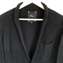 【LB WORKS】リバティーウォーク カーディガン ジャケット セーター ニット ウール混 黒 ブラック メンズ トップス M/1336BB_画像4