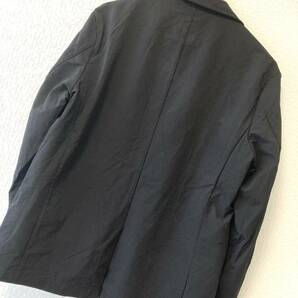 【BACK NUMBER】バックナンバー テーラードジャケット ナイロン 薄手 無地 カジュアル 上着 シンプル 黒 ブラック メンズ XL/1725UUの画像7