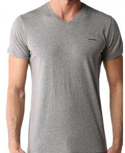 * 正規品 DIESEL V-Neck T-Shirt ディーゼル Vネック Tシャツ M / Grey *