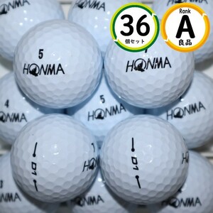 Aランク 36個 D1 2020年モデル 良品 ホンマ ホワイト HONMA ロストボール ゴルフボール 送料無料 snt