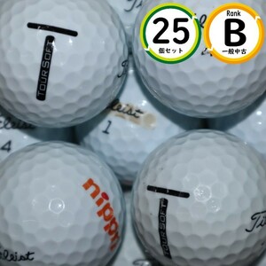 25個 2020～21年モデル タイトリスト ツアーソフト Bランク TITLEIST TOURSOFT 中古 ロストボール 送料無料