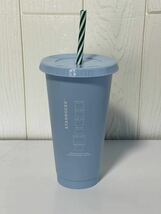 ★激レア★ Starbucks Xmas リユーザブルカップ カラーチェンジ ライトブルー 海外限定　スタバ_画像5