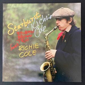 【サイン入】LP The Reuben Brown Trio Featuring Richie Cole Starburst JPN盤 Jazz ジャズ 洋楽 リッチー・コール スターバースト　管YL2