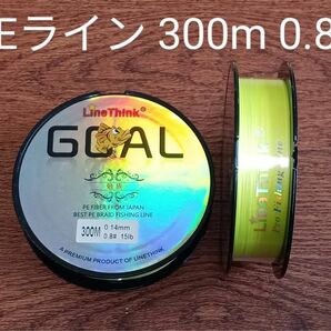 ！PEライン(4本編み),300m巻,0.8#