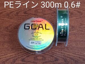 ！PEライン(4本編み),300m巻,0.6#