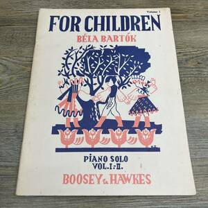 S-549■FOR CHILDREN BELA BARTOK　Piano Solo Vol.1-2■BOOSEY&HAWKES■ピアノ楽譜■