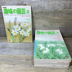 Q-1942■趣味の園芸 昭和53年～55年 14冊セット■NHK 日本放送出版協会