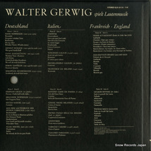 ヴァルター・ゲルヴィッヒ ルネサンスのリュート音楽 ULX-3115-H_画像2