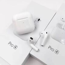 送料無料 新品 AirPods Pro型[Pro4] ワイヤレスイヤホン 充電ケース付 2023最新型 高品質 TWS Bluetooth5.0 Hi-Fi iPhone 11 12 13 14 pro_画像2