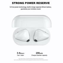 送料無料 新品 AirPods Pro型[Pro4] ワイヤレスイヤホン 2023最新型 高品質 TWS 充電ケース付 Bluetooth5.0 Hi-Fi iPhone 11 12 13 14 pro_画像4