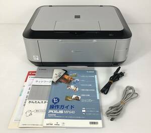  rare beautiful goods / operation verification settled *[ operation excellent ]CANON PIXUS MP640 height performance combined printer * nozzle check normal / original ink full turn 