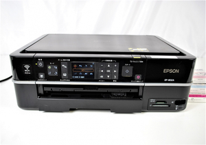 美品/動作確認済/純正インク●EPSON/エプソン EP-802A マルチフォト カラリオ フォトプリンター 複合機 A4対応●ノズルチェック正常