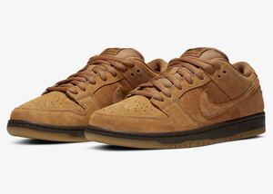 Nike SB Dunk Low Pro Wheat ナイキ ダンク エスビー ロー ウィート US 8,5 26.5cm BQ6817-204 ブラウン