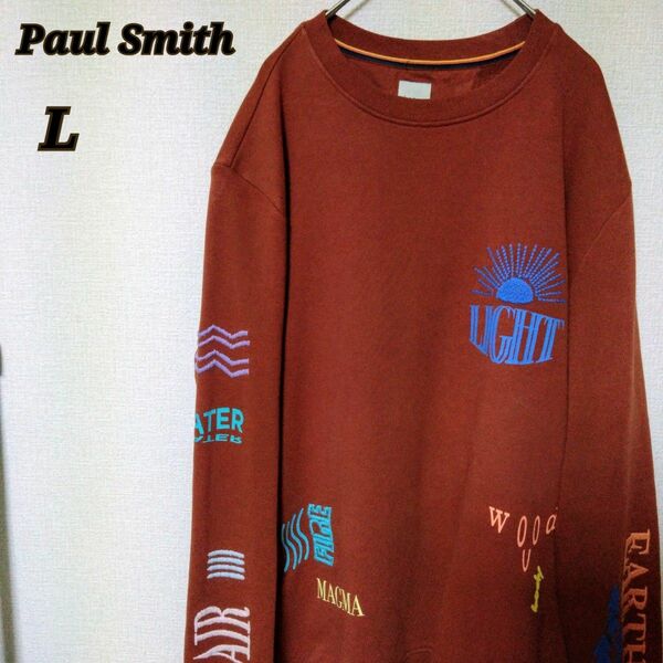 【美品】Paul Smith　エンブロイダリー スウェット