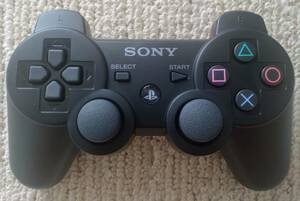 ◆【未使用品】PS3 SONY 純正 コントローラー ブラック DUALSHOCK3 SIXAXIS