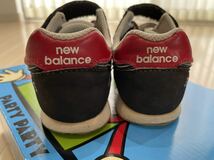 ニューバランス 373 18cm 子供靴キッズ　スニーカー New Balance 　黒赤　ブラック　レッド_画像4
