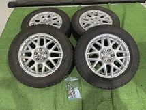 GaviaL ll DOS　15インチ　スタッドレス　4本　195/65R15　5穴　グッドイヤー　アイスナビ6　114.3　15X6J　　＜中古＞_画像2