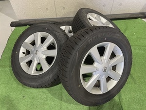 日産　純正　16インチ　DUNLOP　WINTERMAX　4本　215/65R16　スタッドレス　16X6.5JJ+45　5穴　＜中古＞